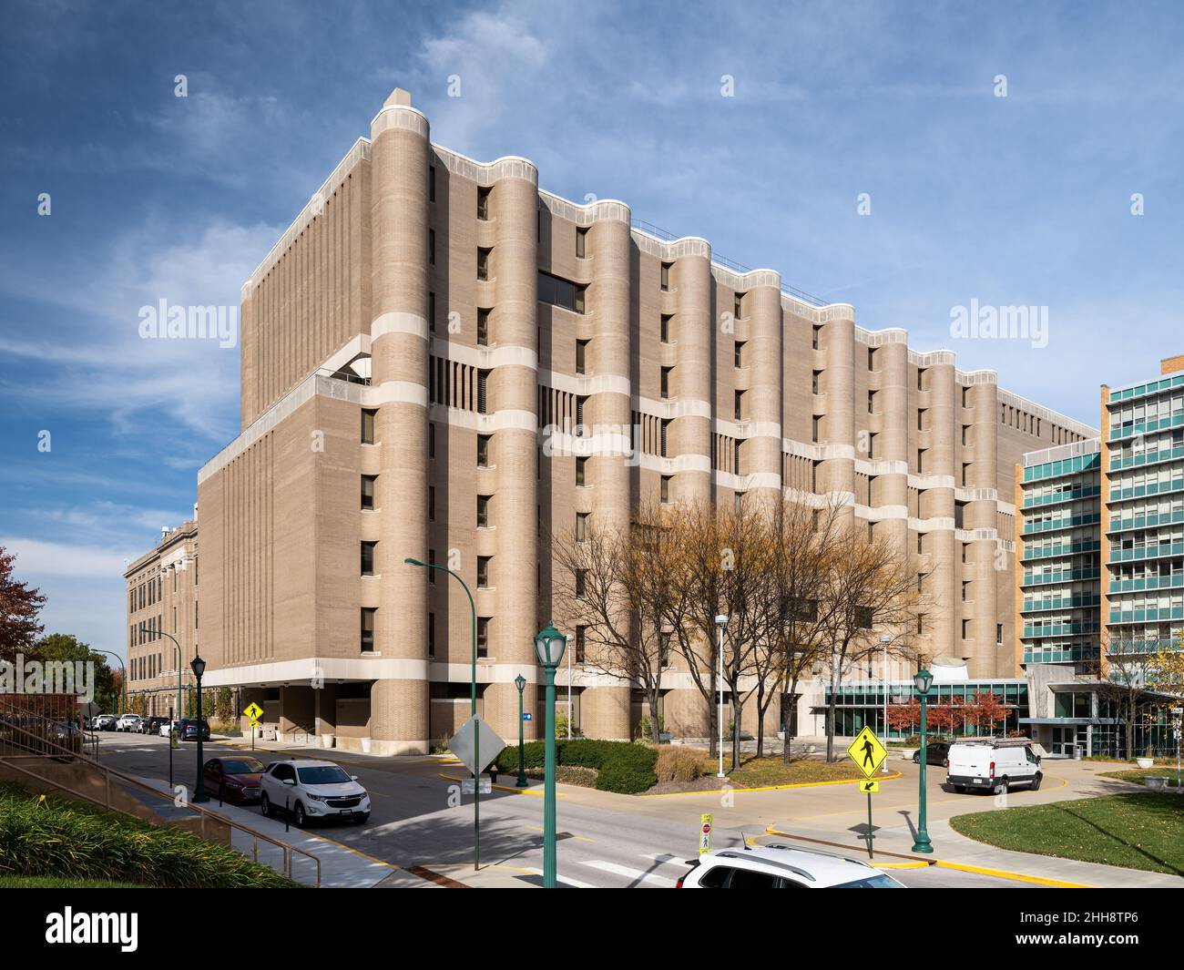 McDonnell Medical Sciences edificio progettato da Murphy, Downey, Wofford & Richman Foto Stock
