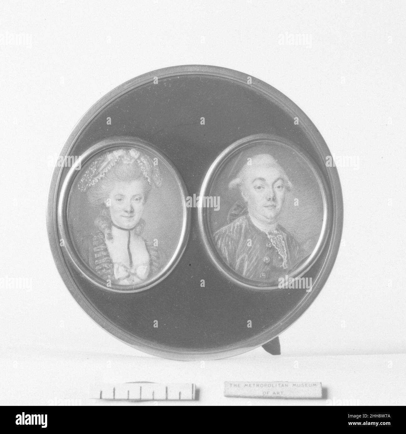 Scatola ca. 1770–90 Francese. Scatola. Francese. CA. 1770–90. Tartaruga, oro Foto Stock