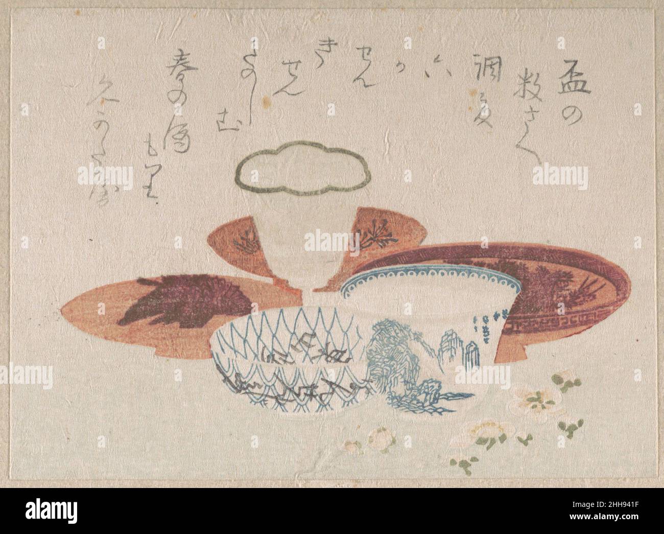 Sei tazze di vino inizio 19th secolo artista non identificato. Sei tazze di vino 54000 Foto Stock