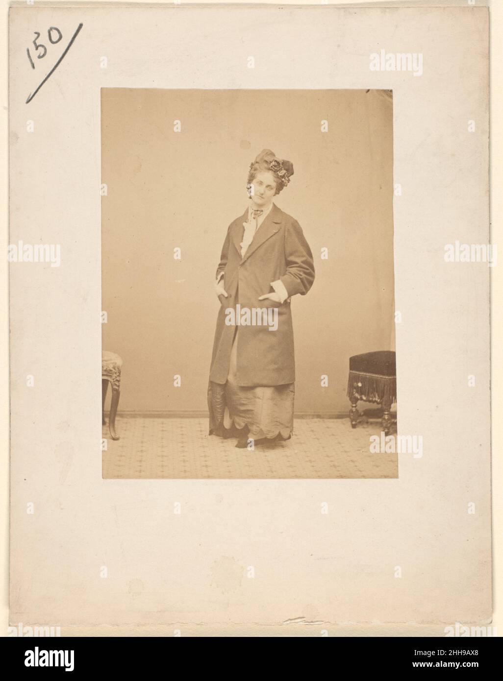 Le pardessus dècoré 1860s Pierre-Louis Pierson Francese. Le pardessus dècoré 261323 Foto Stock