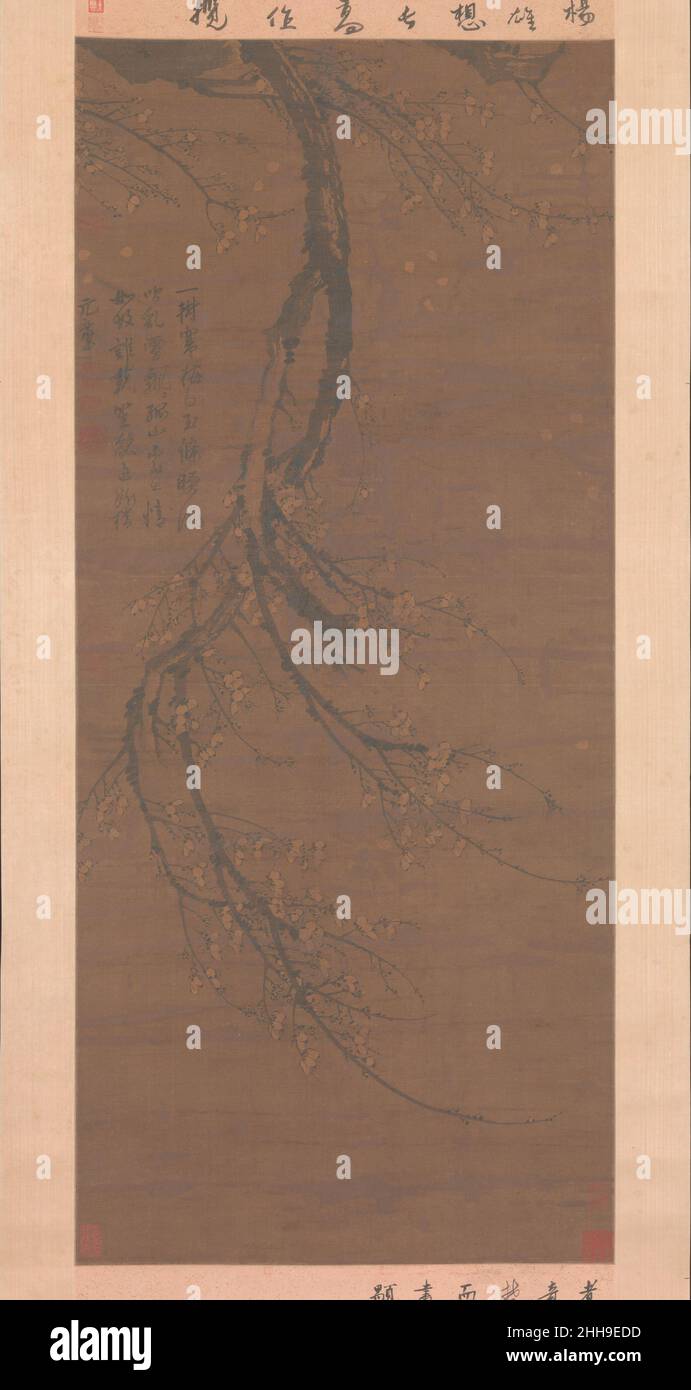 Fragrante neve a Broken Bridge Wang Mian Chinese un ambizioso studioso, Wang Mian è stato determinato ad adempiere le sue responsabilità di uomo di talento nonostante le frustrazioni e i pericoli della vita sotto la regola di Mongol. Ha studiato filosofia, tattica militare e politica. Scrisse poesie e trattati di governo, elaborò piani di battaglia e dipinse immagini indimenticabili della prugna fiorente che divenne il modello principale per i pittori di prugne di Ming e Qing Times.in questo dipinto, Wang Main portò in equilibrio gli elementi espressivi e rappresentativi del suo soggetto, per in raffigurante silken fiorisce un Foto Stock