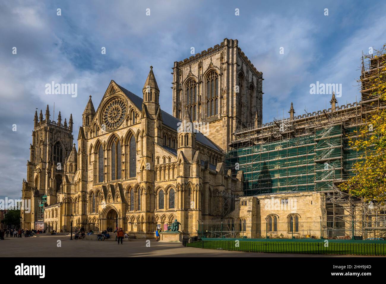 YORK MINSTER (1220-1472) YORK INGHILTERRA REGNO UNITO Foto Stock