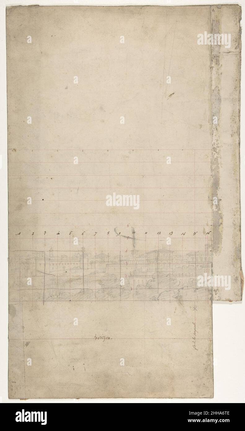 Design for a Stage Set at the Opéra, Paris 1830–90 Eugène Cicéri Francese. Design per una scenata all'Opéra, Parigi 357879 Foto Stock