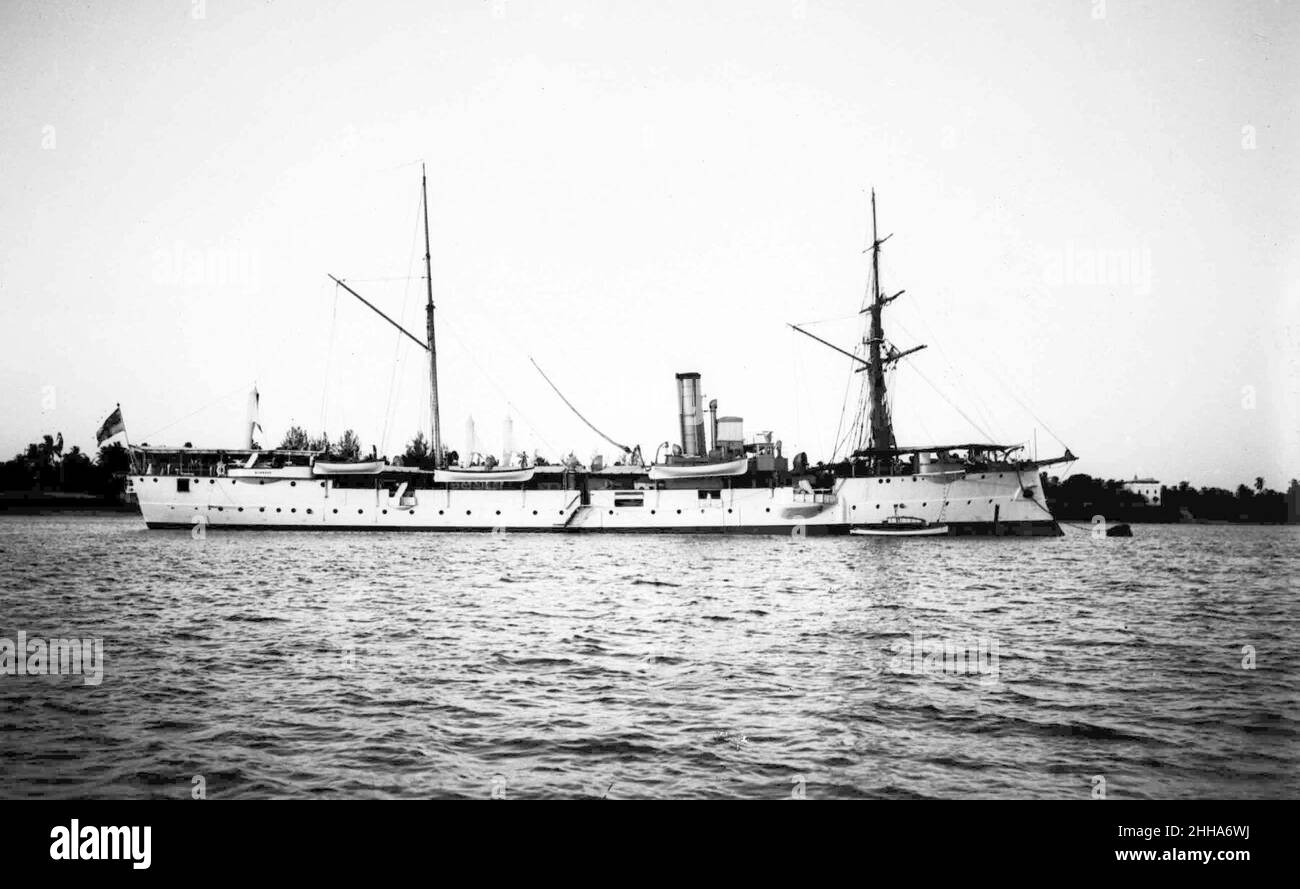 SMS Bussard Daressalam 1907-14. Foto Stock