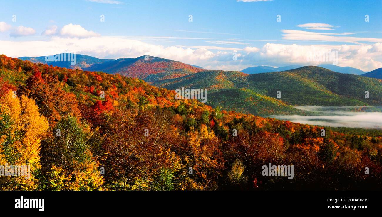 White Mountains del New Hampshire in autunno Foto Stock