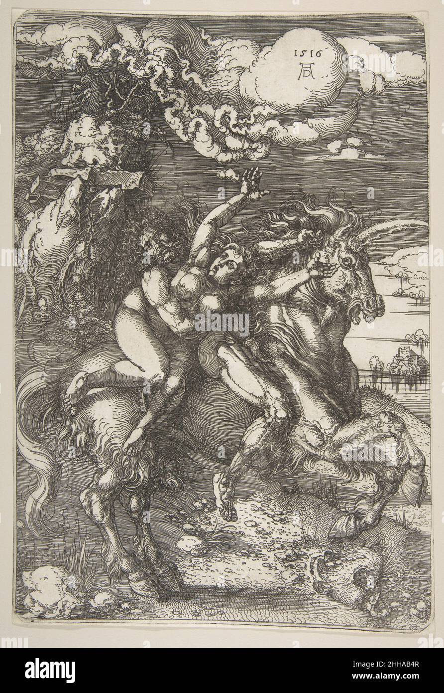 Rapimento di Proserpina n.d. Albrecht Dürer Tedesco. Rapimento di Proserpina 359854 Foto Stock