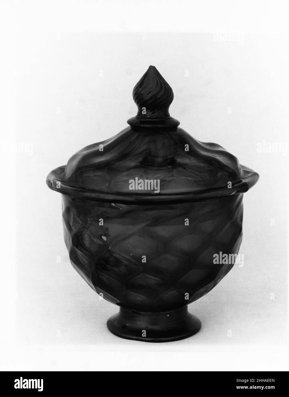 Sugar Bowl 1780–1820 americano o britannico. Recipiente dello zucchero 7933 Foto Stock