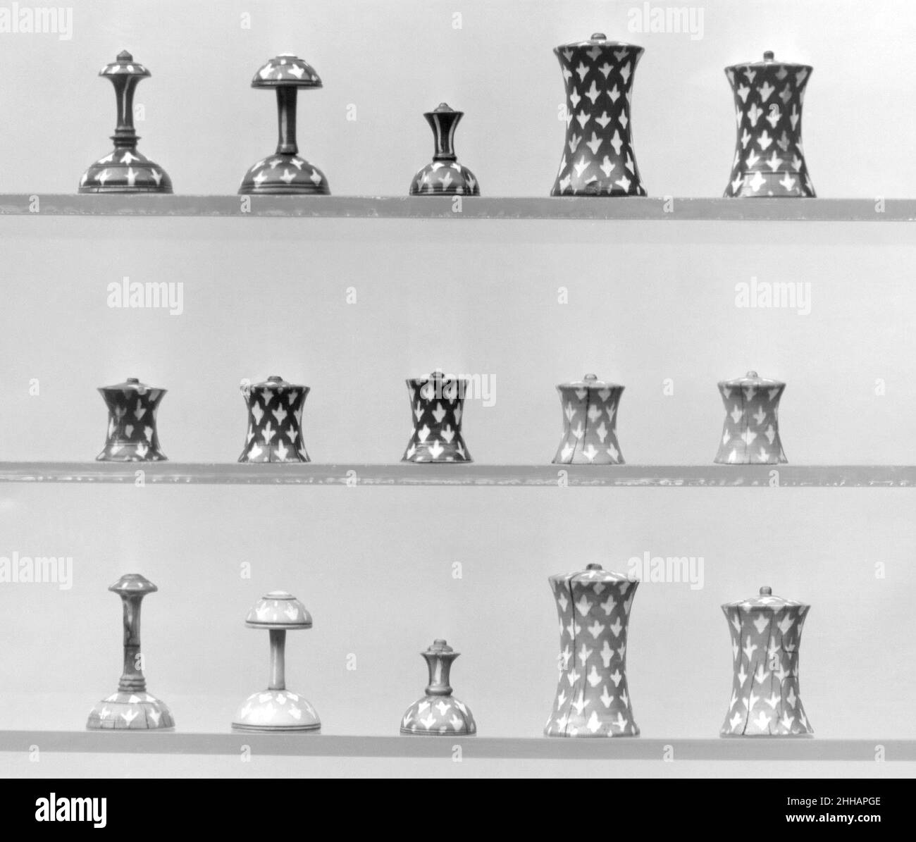 Chessmen 18th secolo indiano. Chessmen 199988 Foto Stock