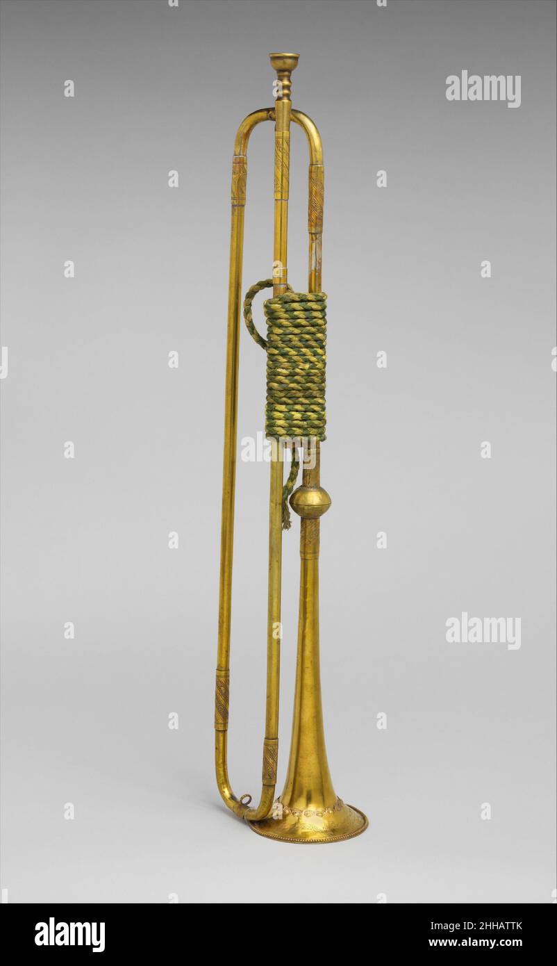 Tromba naturale fine 17th secolo Johann Wilhelm Haas Tedesco trombe