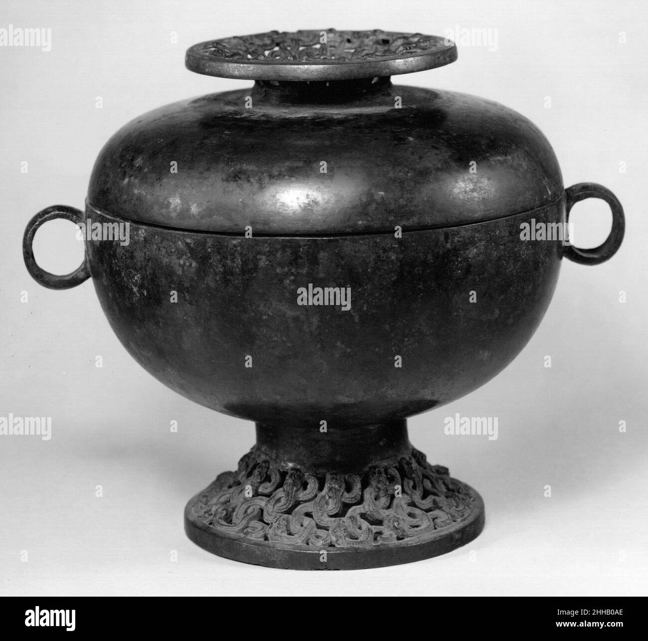 Vaso di servizio del grano (Dou) 5th–3rd secolo a.C. Cina. Serbatoio di servizio del grano (Dou) 61328 Foto Stock