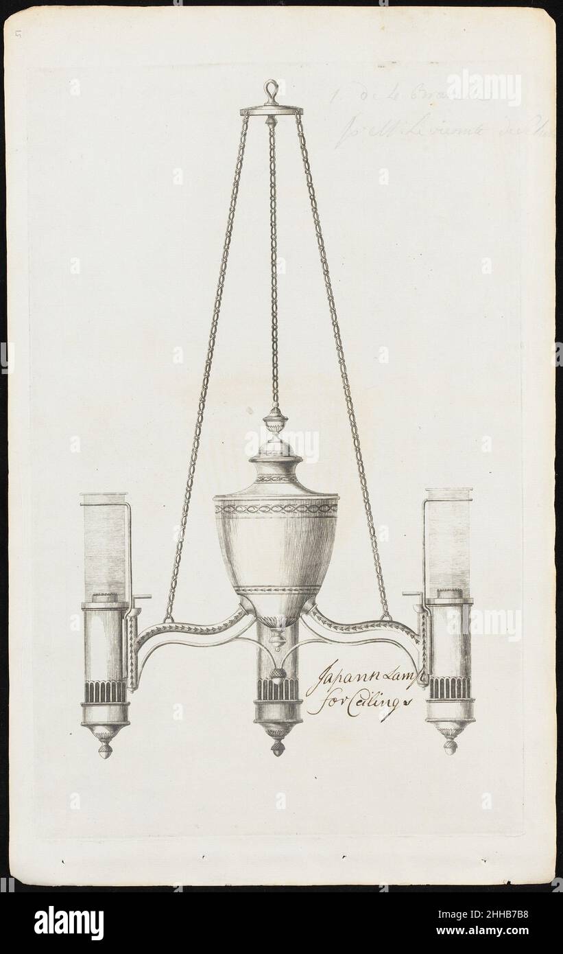 Lampada Giappone per soffitto ca. 1790 Matthew Boulton British. Lampada Giappone per soffitto 353912 Foto Stock