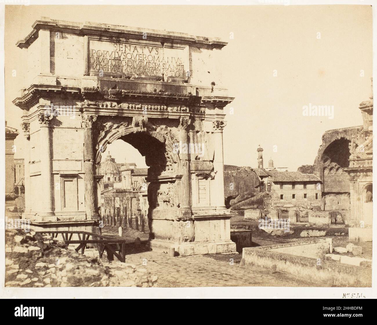 [Arco di Tito] 1853–56 Jane Martha St. John British. [Arco di Tito] 283076 Foto Stock