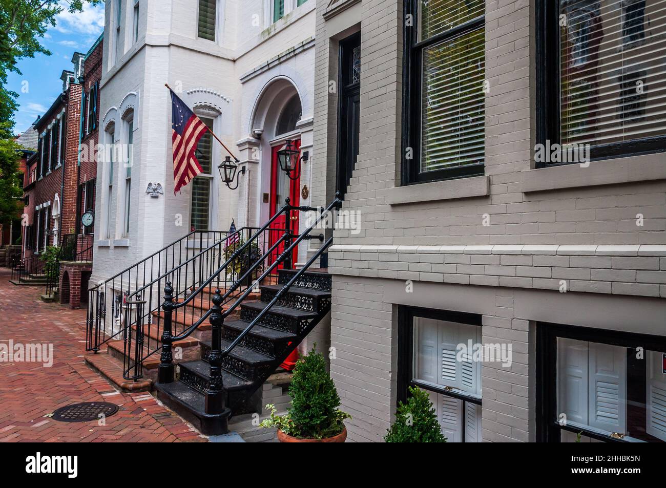 Foto del quartiere di Capitol Hill, Washington, DC USA Foto Stock