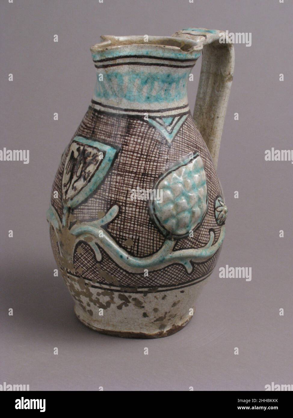 Caraffa 15th secolo Italiano. Caraffa 471836 Foto Stock