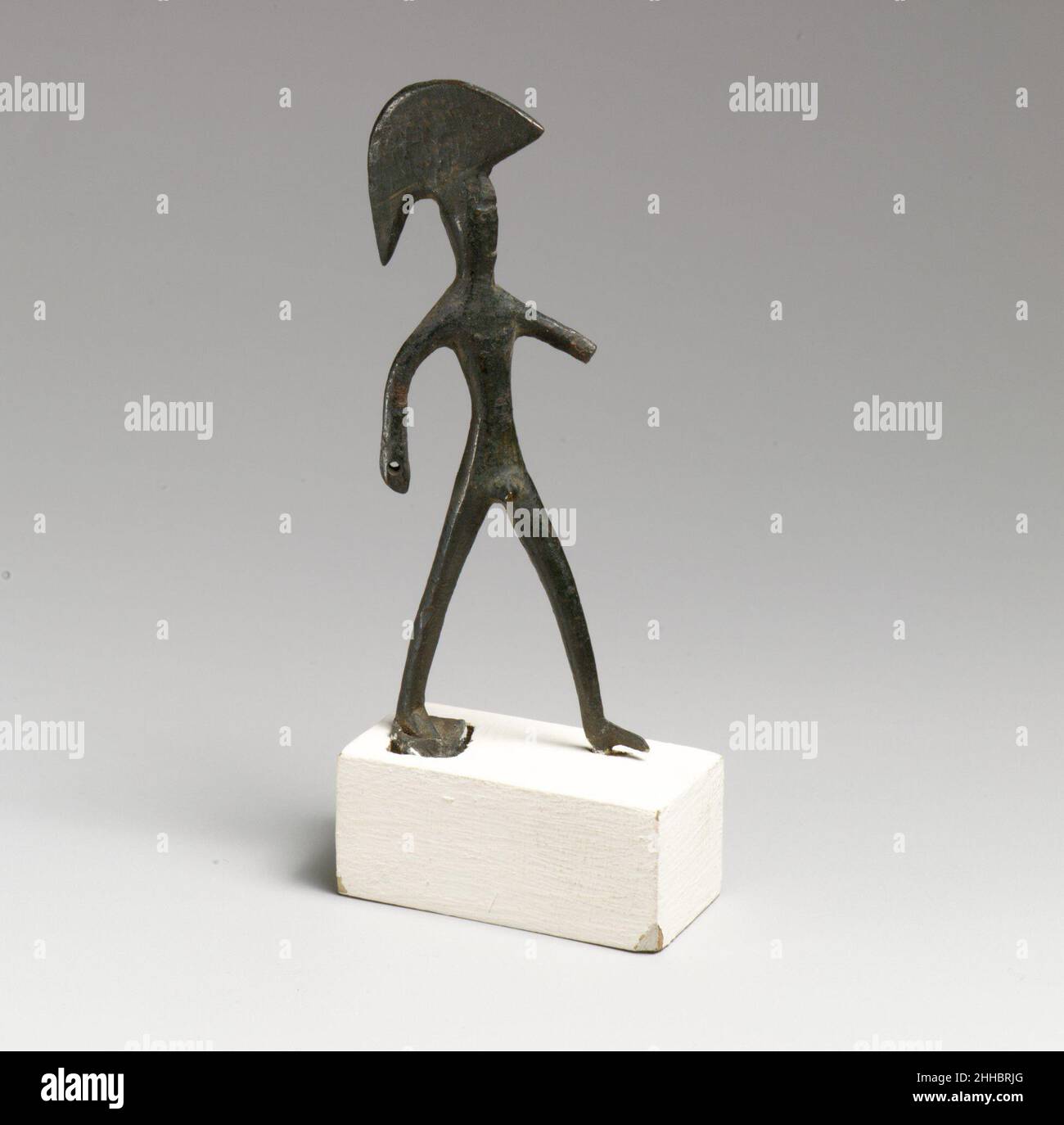 Statuette di guerriero stridente (Ares?) 6th secolo a.C. Etrusco Un ...