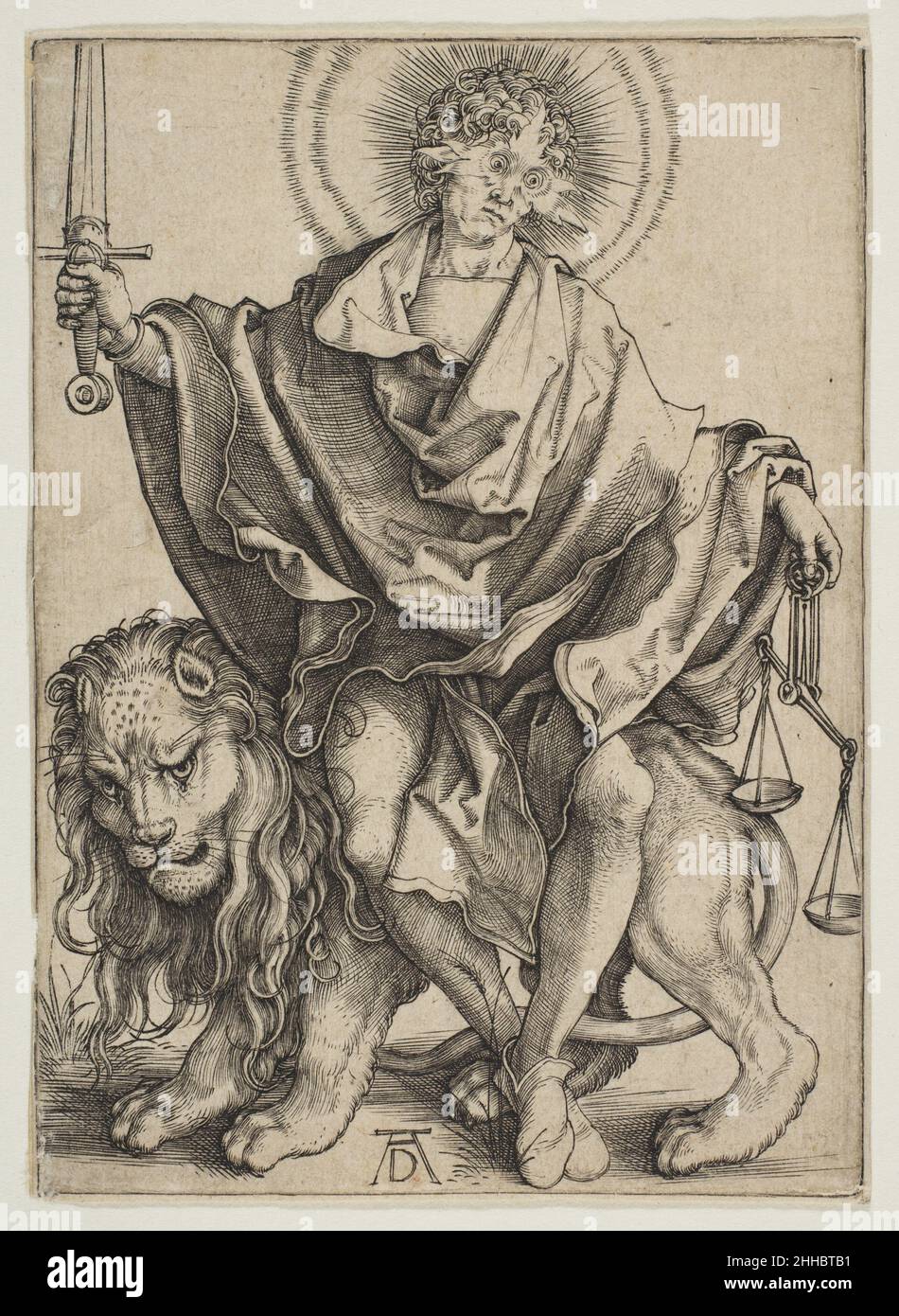 Giustizia ca. 1499 Albrecht Dürer Tedesco. Giustizia 391087 Foto Stock