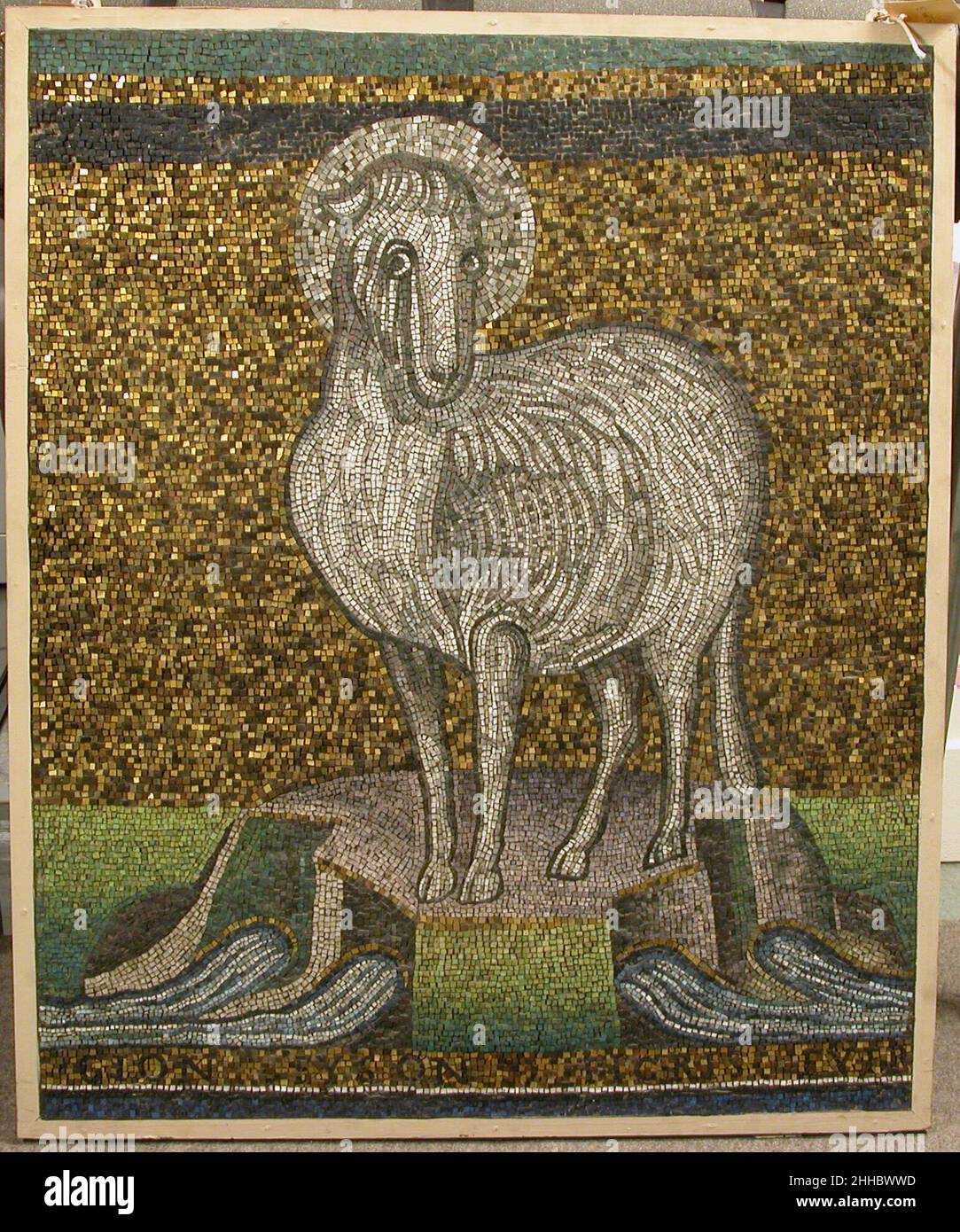 Agnus dei primi 20th secolo (originale del 6th secolo) bizantino. Agnus dei 466572 Foto Stock Agnus dei primi 20th secolo (originale del 6th secolo) bizantino. Agnus dei 466572 Foto Stock