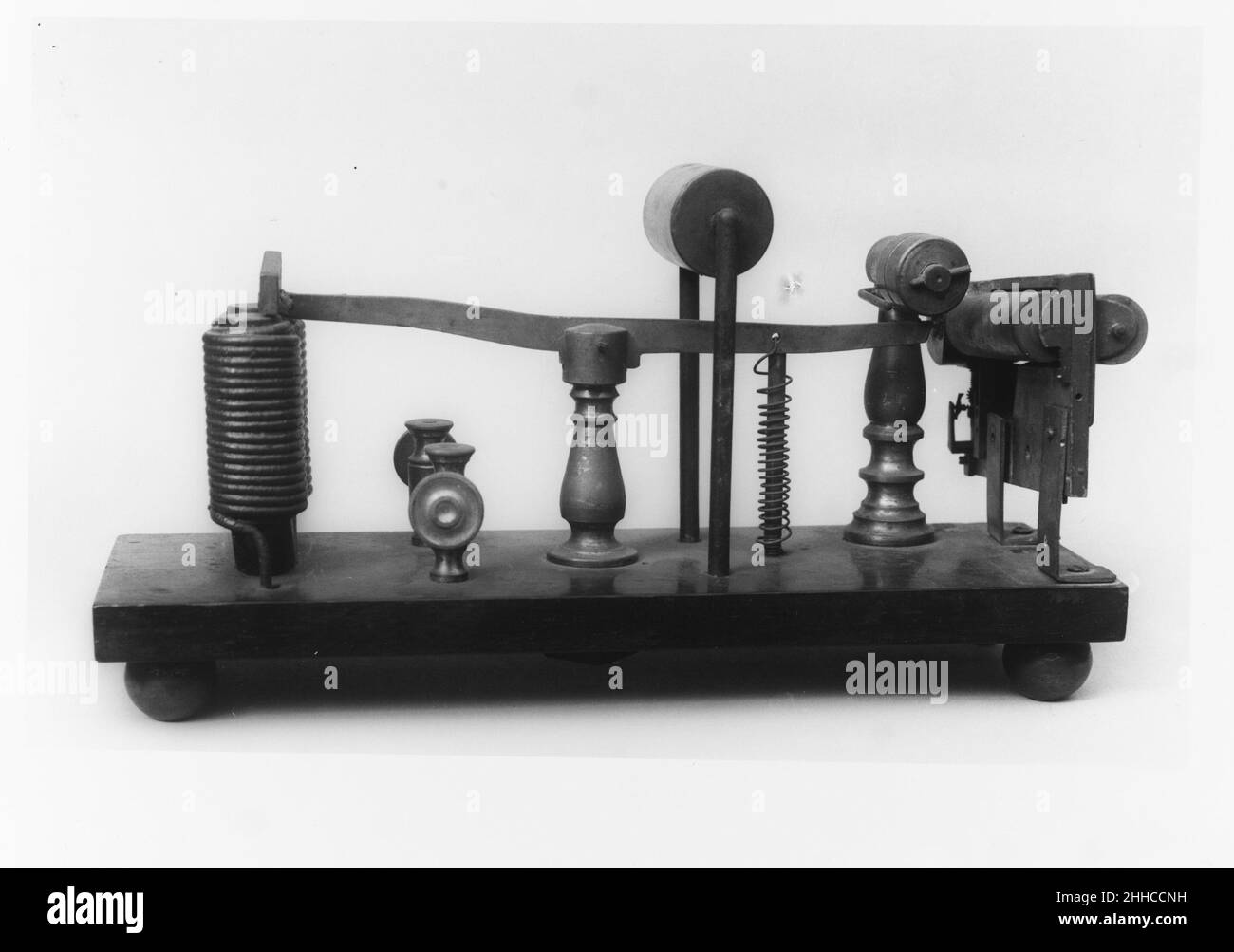 Telegraph strumento ca. 1837–44. Strumento telegrafo 8484 Foto Stock