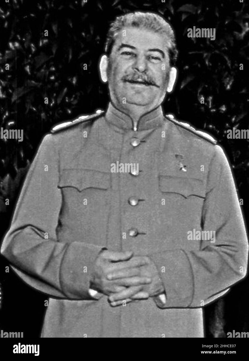 Il primo ministro sovietico Josef Stalin a Potsdam Foto Stock