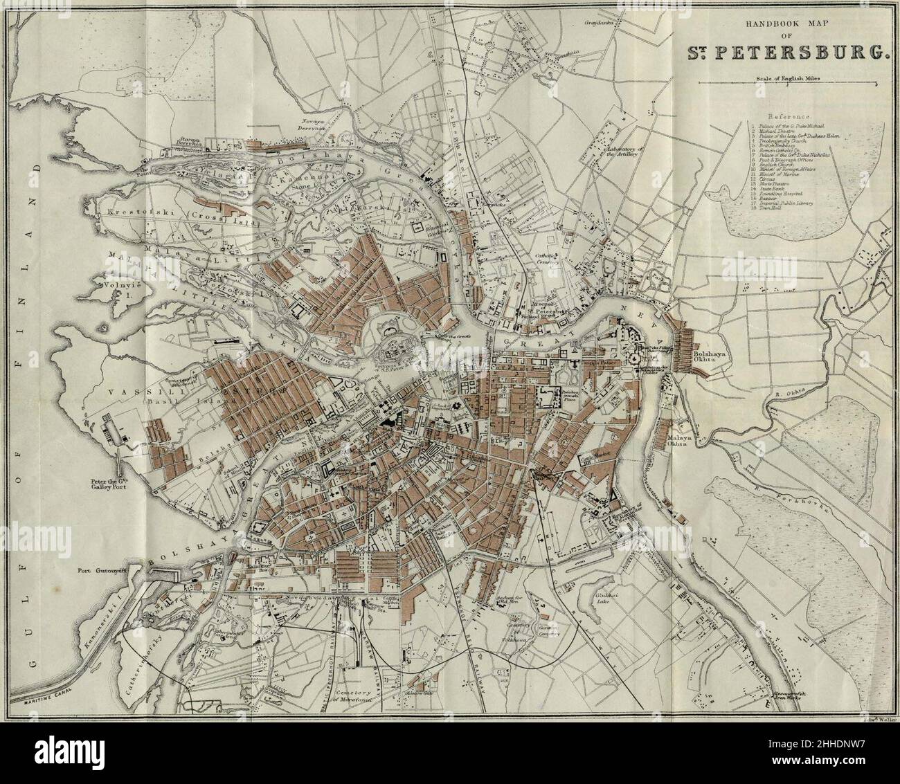 Petersburg map immagini e fotografie stock ad alta risoluzione - Alamy