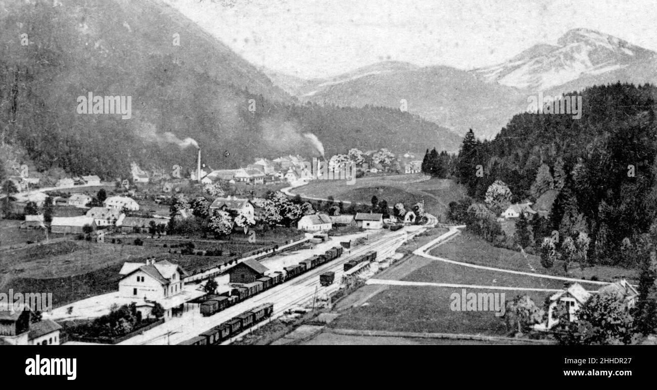 St. Aegyd am Neuwalde-BF-scan-01. Foto Stock