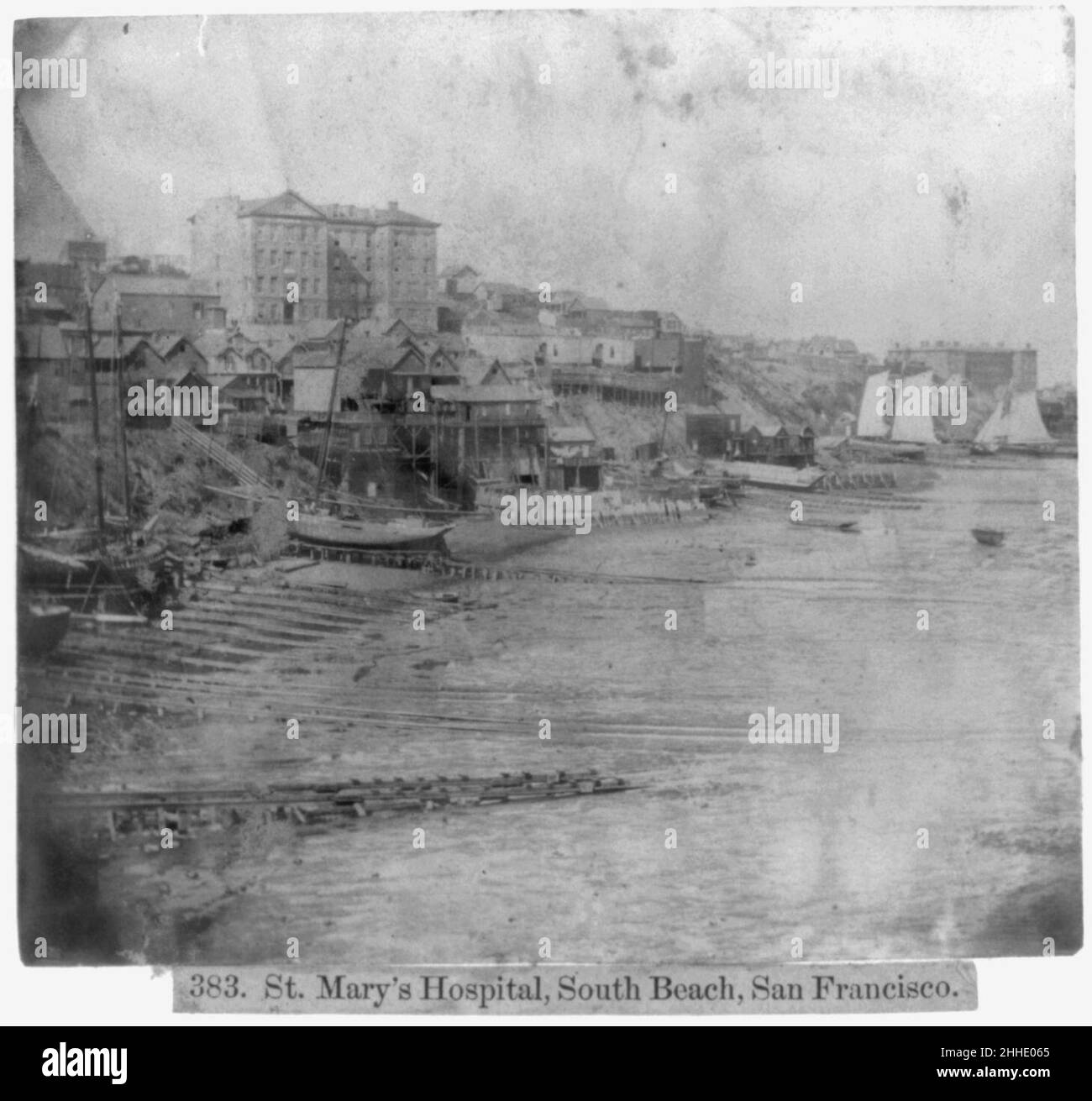 St. Mary's Hospital, South Beach - San Francisco Foto Stock