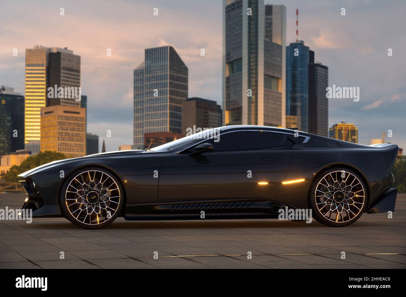 Aston Martin Victor - la vettura più potente del costruttore Gaydon con cambio manuale Foto Stock