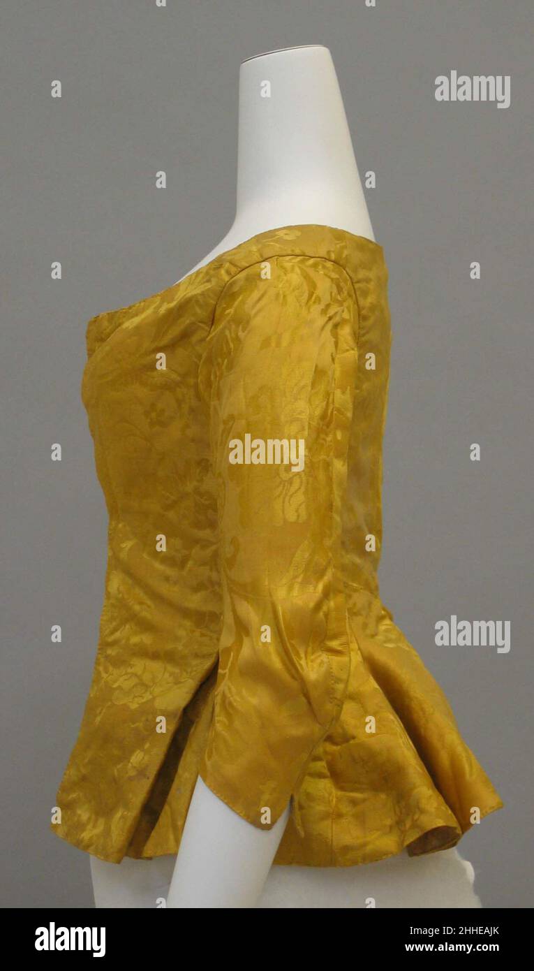 Giacca 1770s inglese. Giacca 160004 Foto Stock