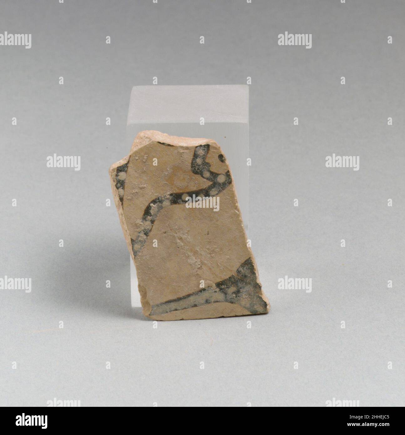 Frammento di vaso ca. 1400–1300 a.C. Micenaean. Frammento di vaso 248276 Foto Stock