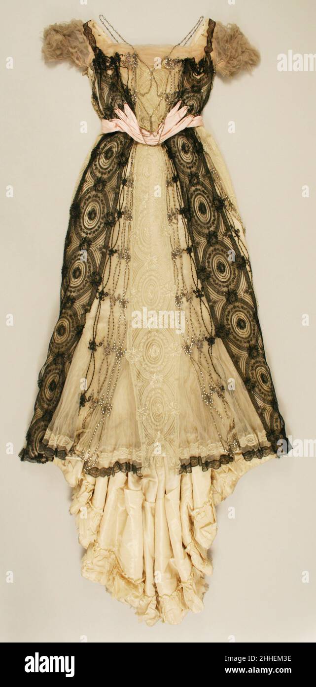 Abito da sera 1898–1900 americano. Abito da sera 107095 Foto Stock