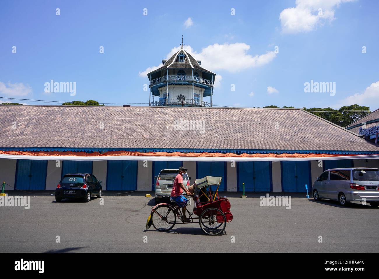 Solo - agosto 2023: Keraton Surakarta Hadingrat è il Palazzo ufficiale del Surakarta Hadingrat Sunanate che si trova nella città di Surakarta Foto Stock