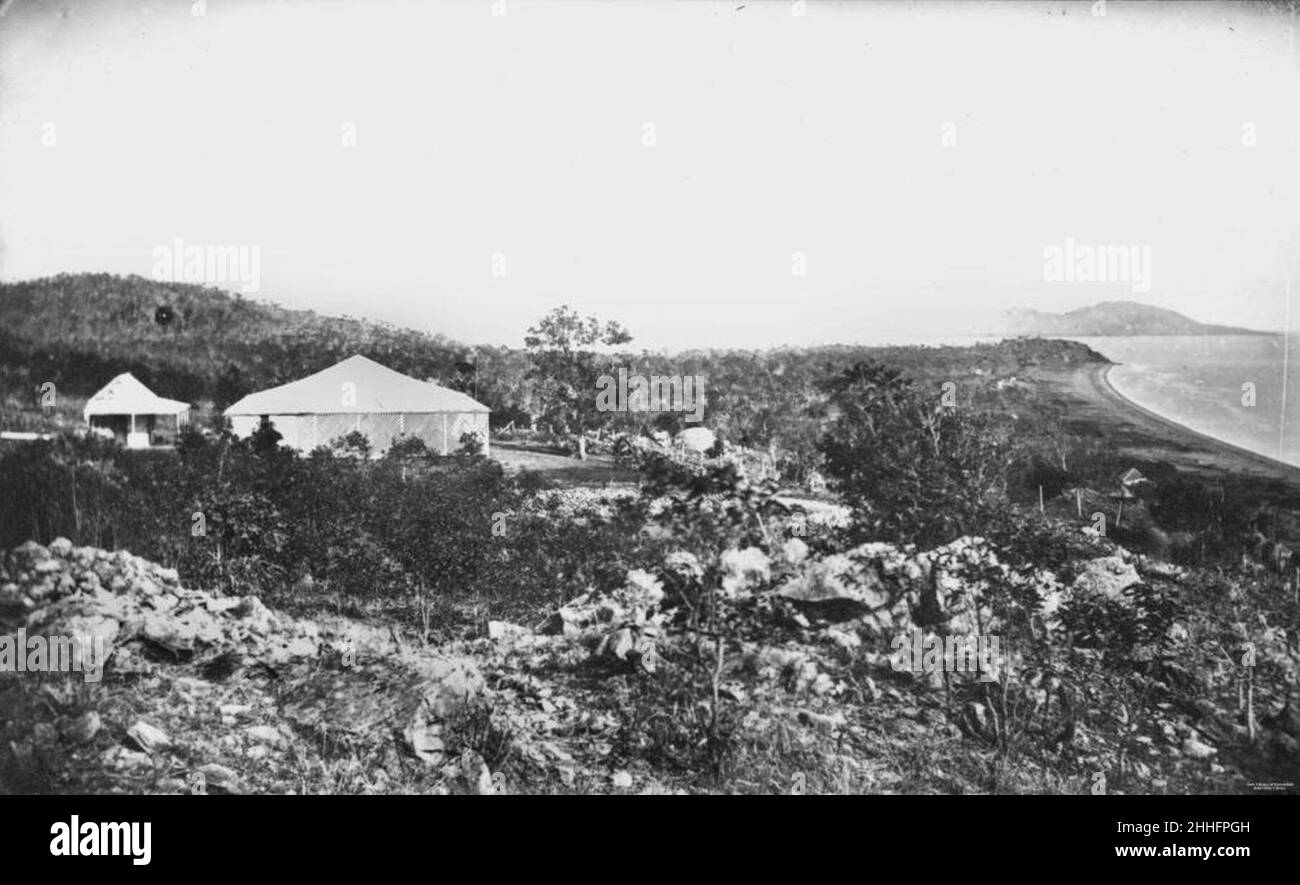 Residenza di John Melton Black, la prima casa a Townsville costruita intorno al 1865. Foto Stock