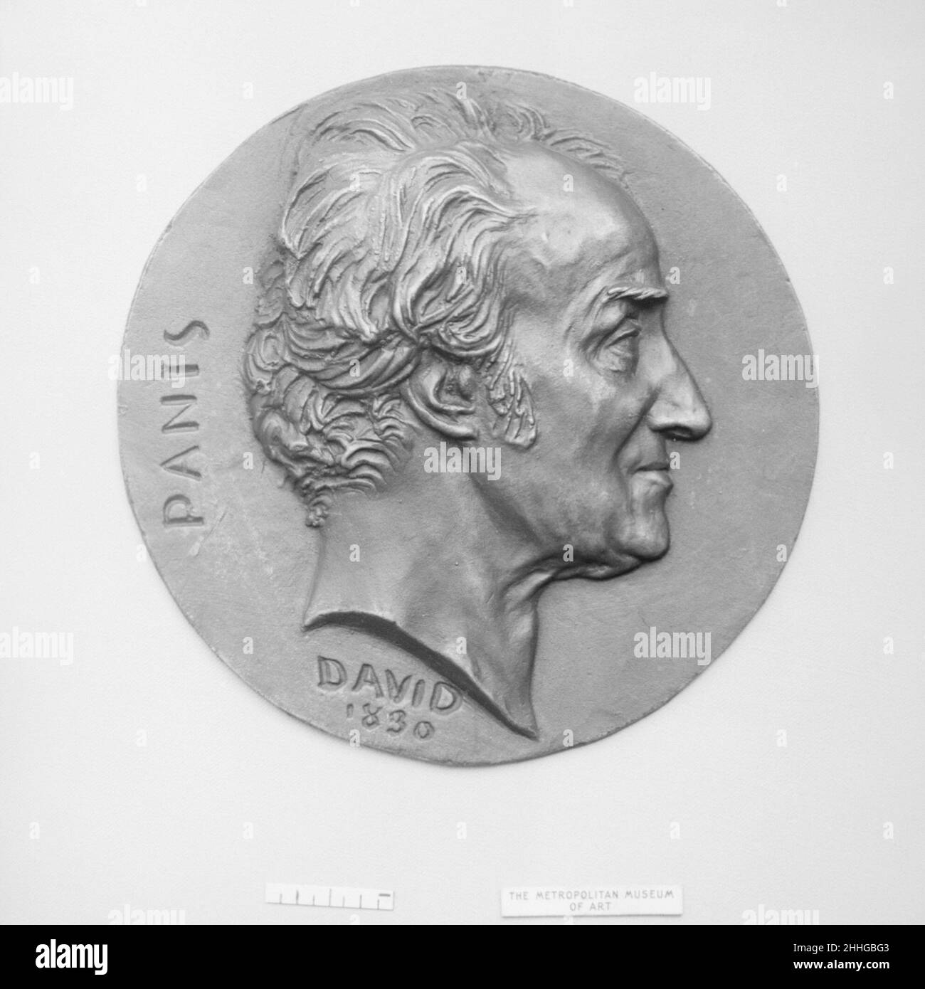 Etienne Jean Panis, (1757-1832) politico francese, membro della Convenzione 1830 Pierre Jean David d'Angers il francese Pierre-Jean David d'Angers era il più prolifico e uno dei più importanti scultori francesi della prima metà del XIX secolo. Durante la sua quasi cinquantennale carriera (1819-1856) Davide rimase fedele alla sua convinzione che i monumenti scultorei dedicati alle conquiste di grandi uomini e donne esprimono in modo più permanente e vivido la grandezza di un popolo. Egli cercò continuamente commissioni per monumenti raffiguranti figure storiche e contemporanee che ammirò Foto Stock