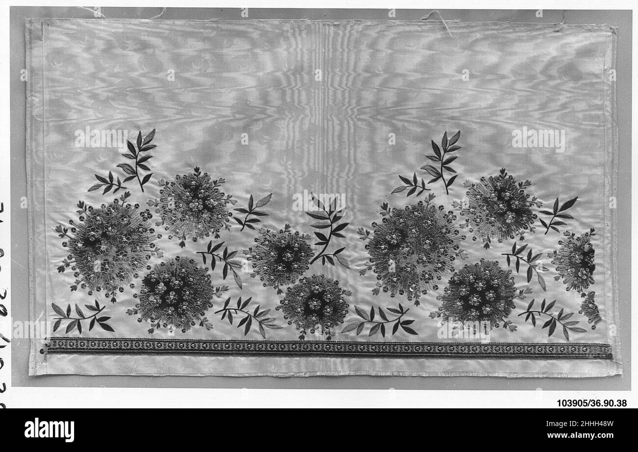 Abito bordo 1805–15 francese. Abito bordo 223144 Foto Stock