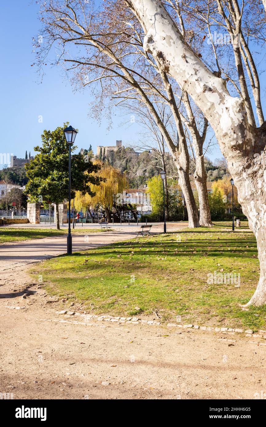 Mouchao Park a Tomar, Portogallo Foto Stock