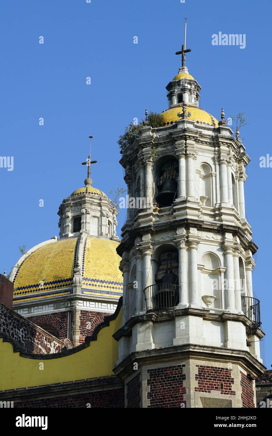 Chiesa espiatoria di Cristo Re, Vecchia Basilica di Guadalupe, Templo Expiatorio a Cristo Rey, Città del Messico, Ciudad de México, Messico, Nord America Foto Stock