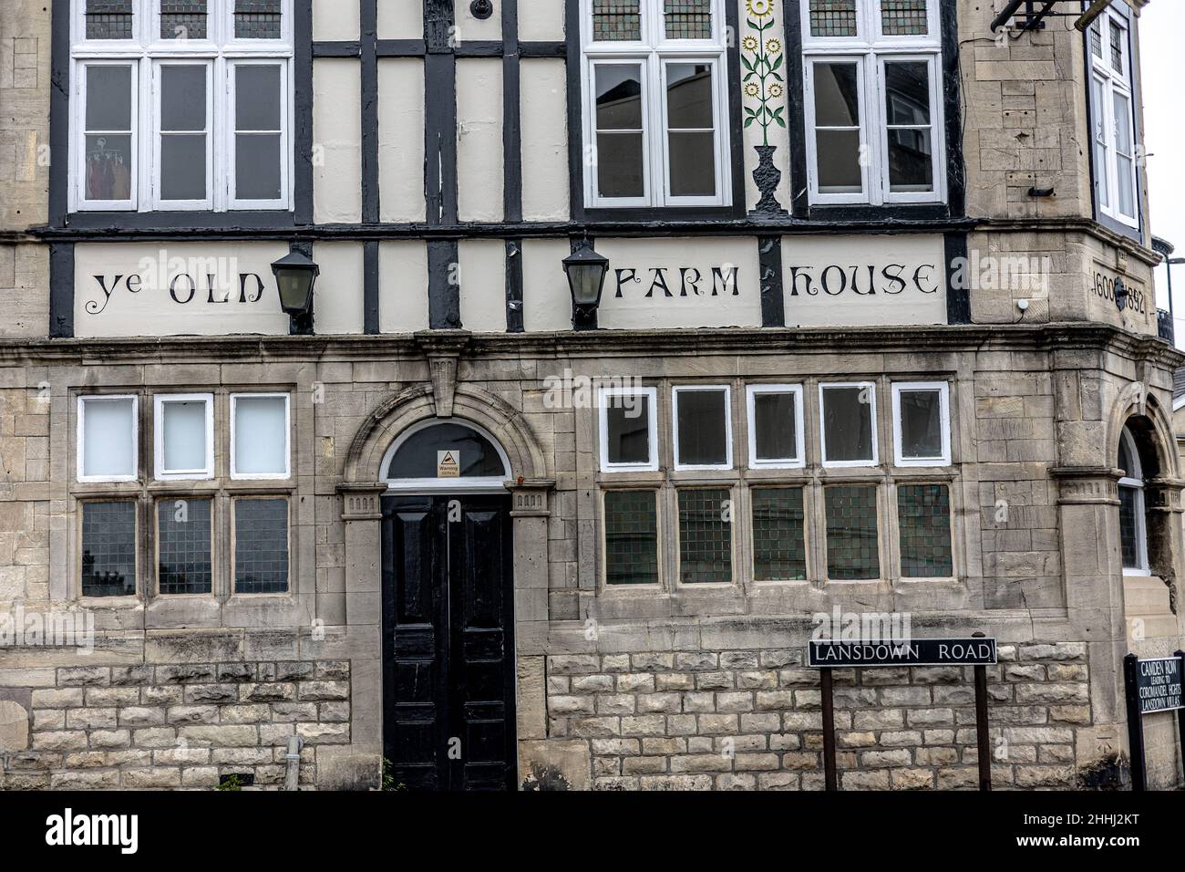 Voi Olde fattoria a Lansdown Foto Stock