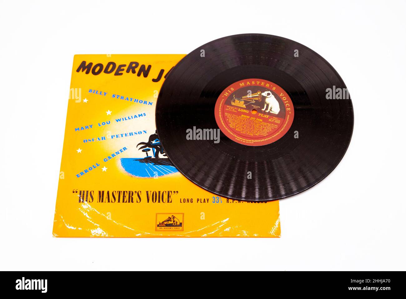12 pollici vinile LP copertina copertina copertina copertina di musica jazz moderna sul suo master voce o HMV etichetta Foto Stock