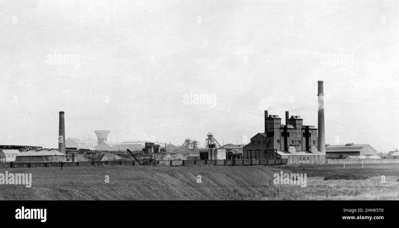 La vita e il sangue di Ashington - la collisioni. 28th maggio 1932. Foto Stock