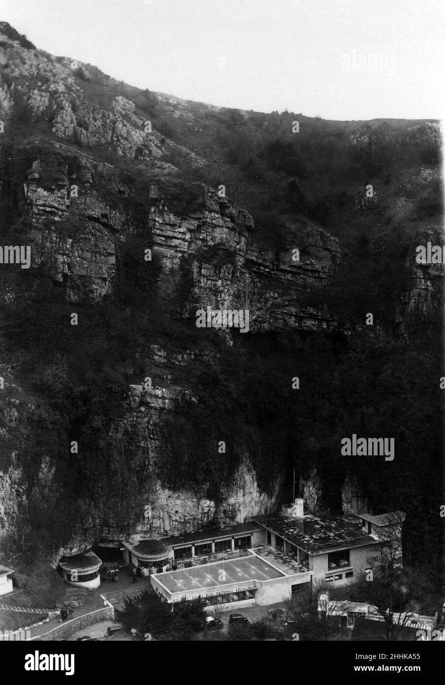 Cheddar Gorge, Somerset. 11th giugno 1935. Foto Stock