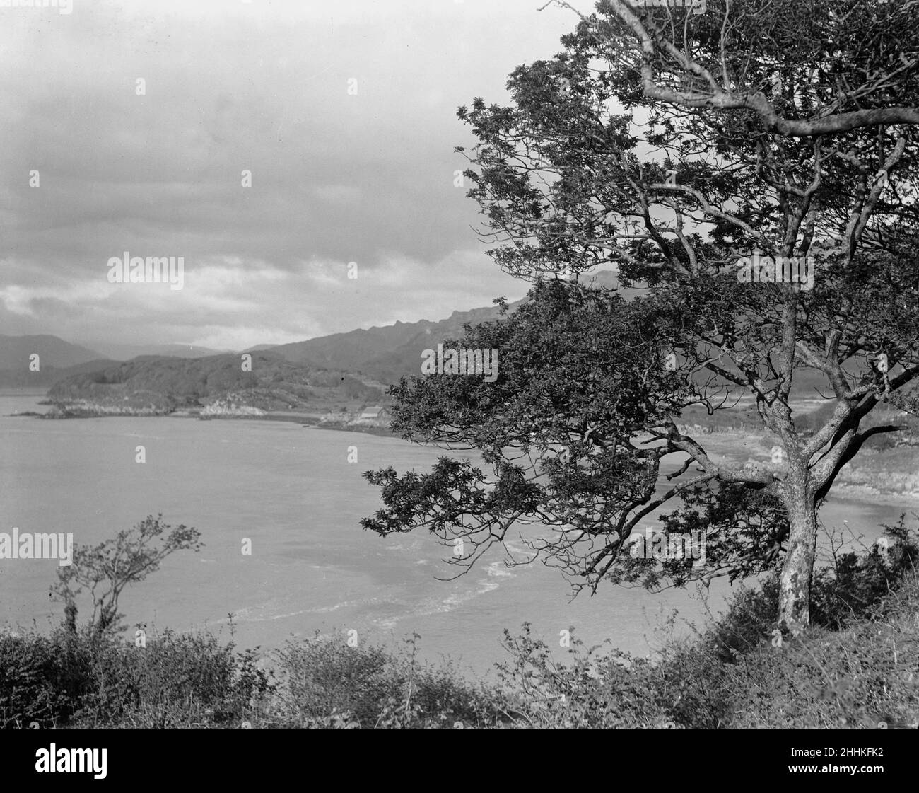 Portmadoc, Galles del Nord 1932 maggio Foto Stock
