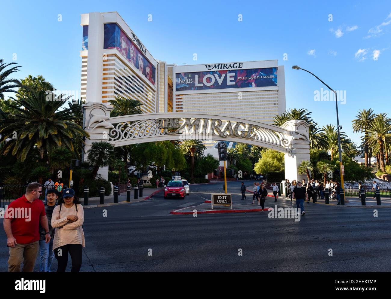 Il Mirage Resort and Casino sulla Las Vegas Strip, Nevada Foto Stock