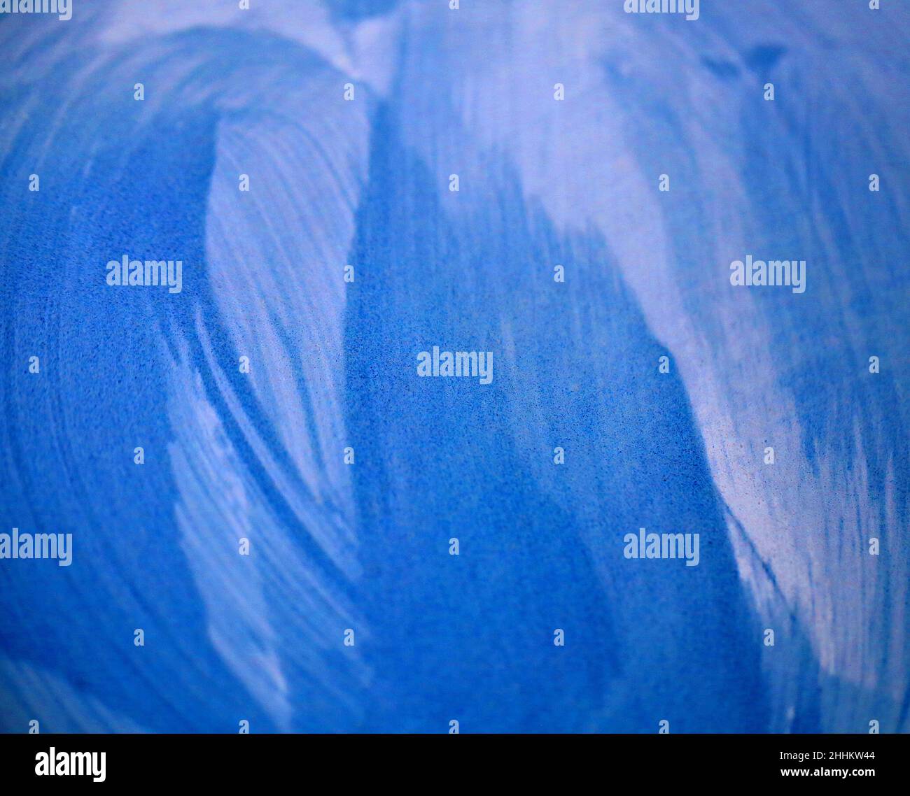 Sfondo blu astratto con pennellate sfocate foto Foto Stock