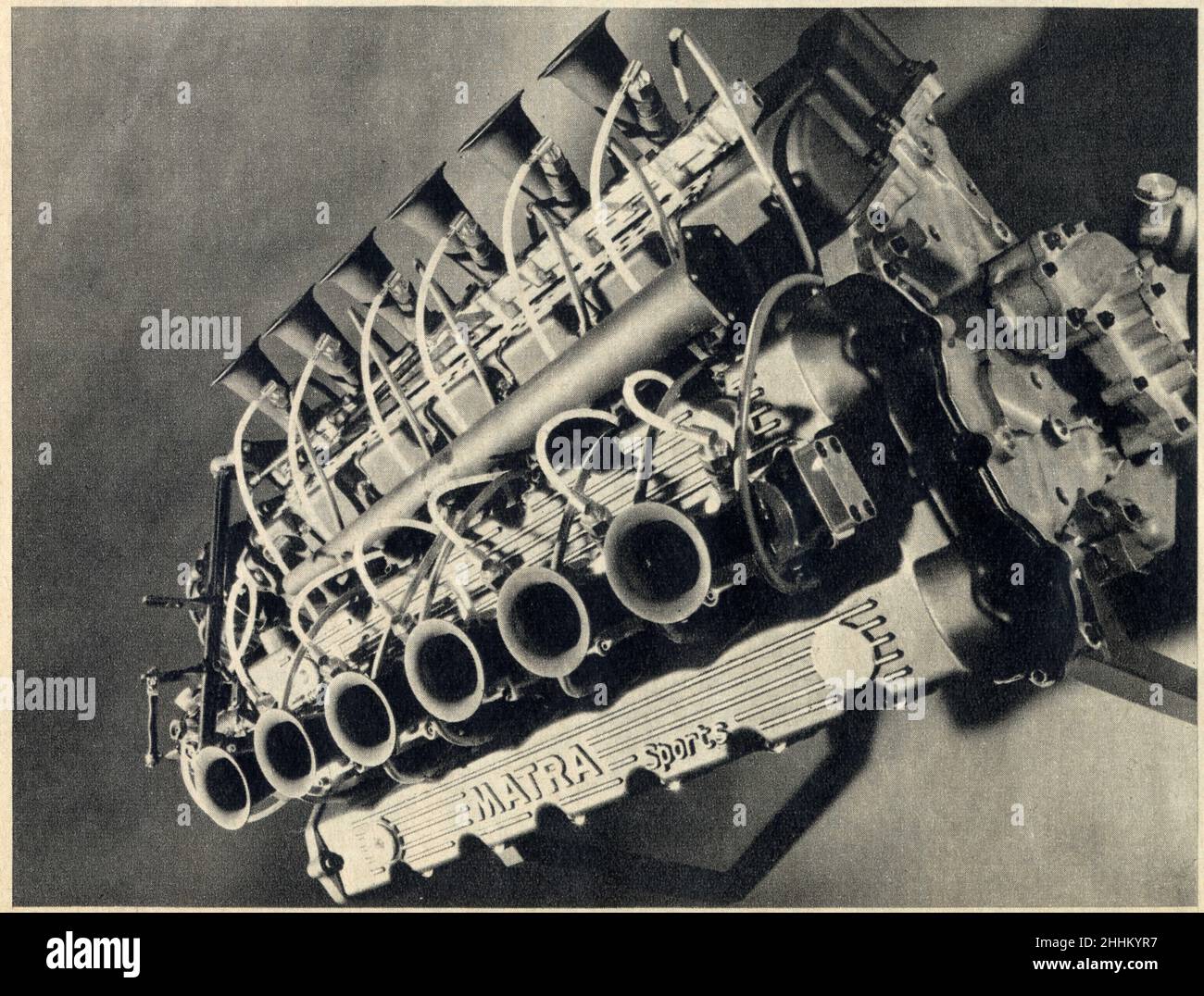 Motore Matra 3 litri V8F1. 1969. Foto Stock