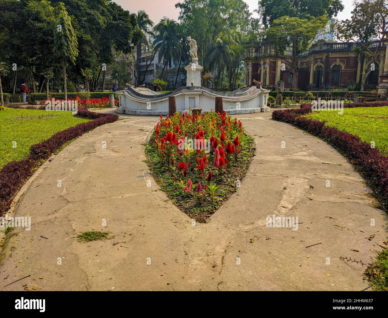 Shashi Lodge, un simbolo architettonico della regione di Mymensingh in Bangladesh. Foto Stock