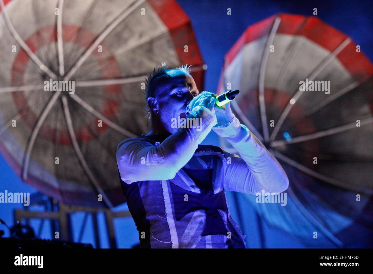 09 agosto 2015 - Corea del Sud, Incheon : Prodigy suona sul palco durante il Pentaport Rock Festival 10th a Incheon, Corea del Sud. Foto Stock