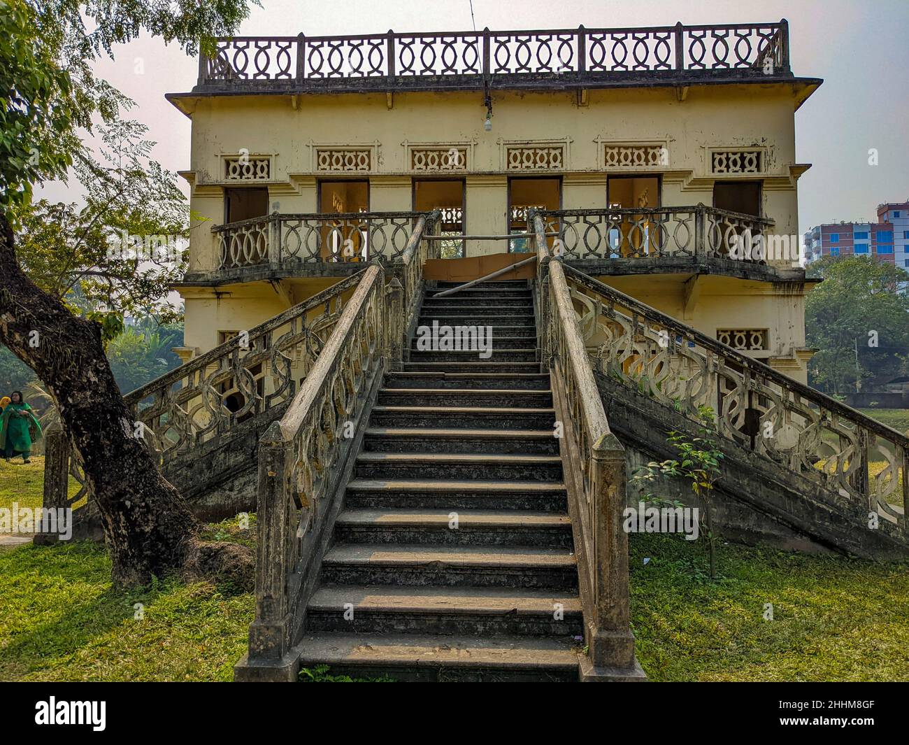 Shashi Lodge, un simbolo architettonico della regione di Mymensingh in Bangladesh. Foto Stock