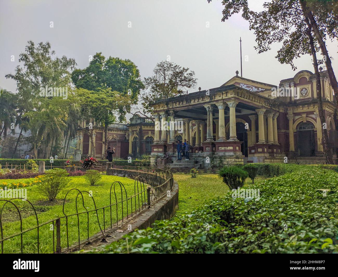 Shashi Lodge, un simbolo architettonico della regione di Mymensingh in Bangladesh. Foto Stock