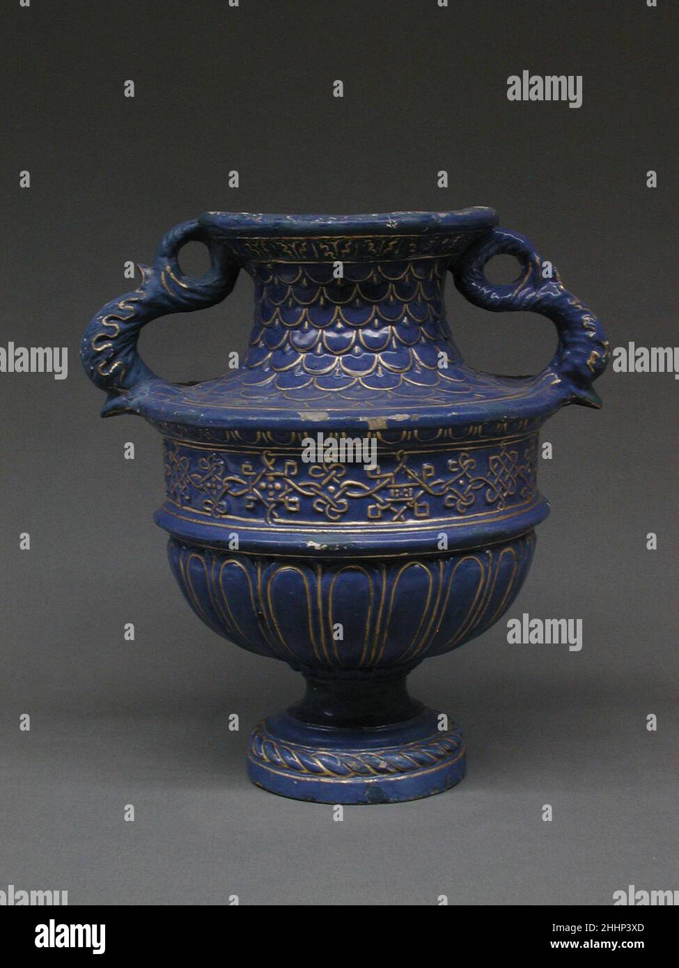 Vaso ca. 1500 Giovanni della Robbia italiano. Vaso. Italiano, Firenze. CA. 1500. Terracotta smaltata. Ceramica-ceramica Foto Stock