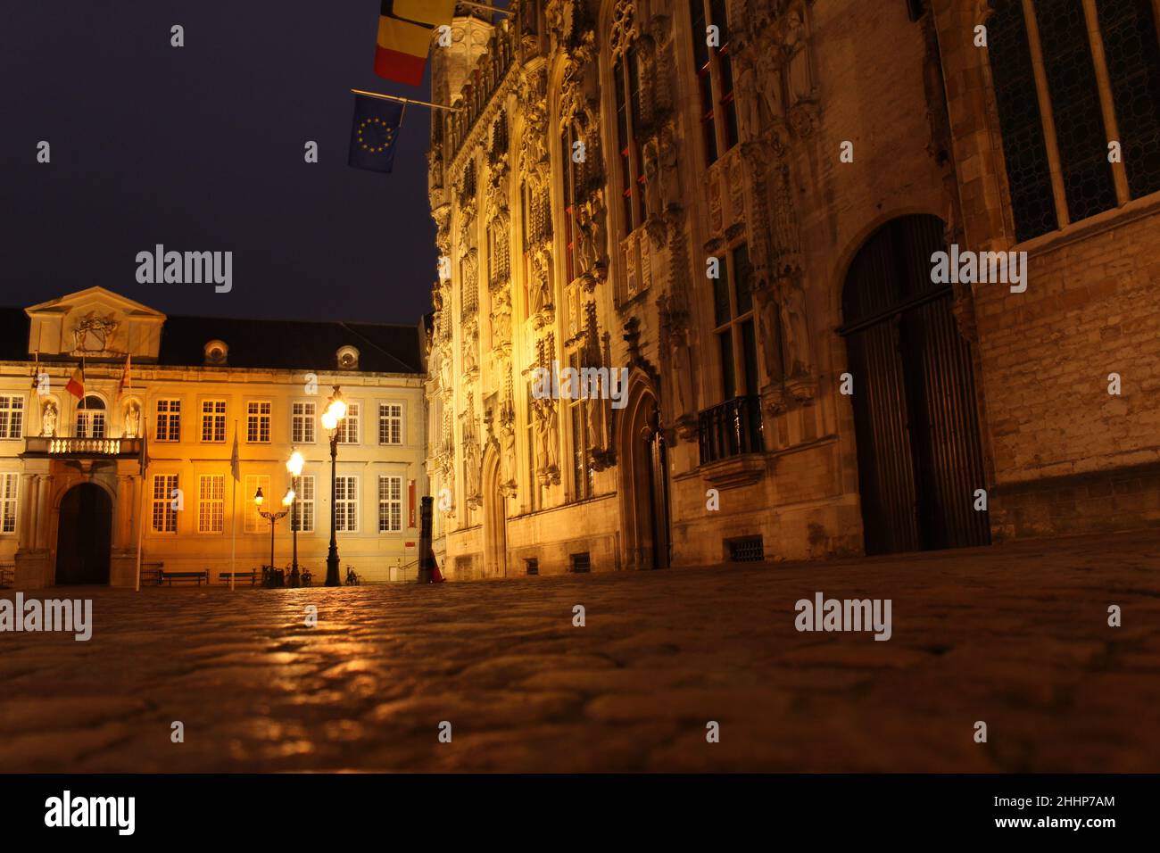 Bruges fuori orario (Bruges, Belgio) Foto Stock